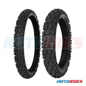 Combo de pneus Mitas MC23 Rock Rider 90/90-21 + 120/90-18